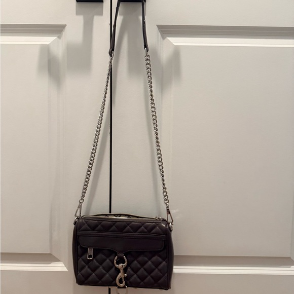 Rebecca Minkoff Charcoal Quilted Crossbody Bag - Picture 4 of 4